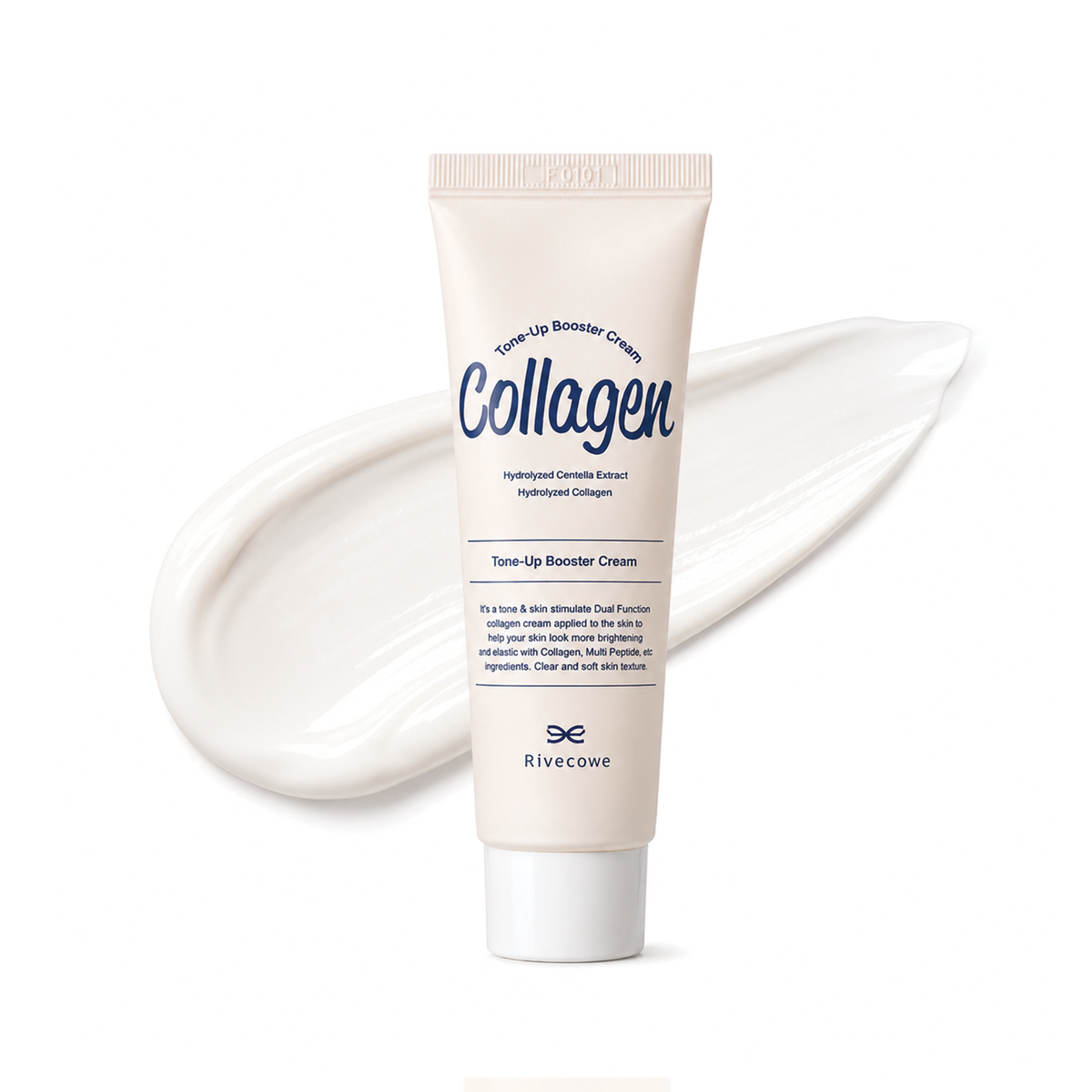 RIVECOWE Bariyer Güçlendirici Kolajen Krem / Collagen Tone‑up Güçlendirici Cream | Cushion / Fondöten