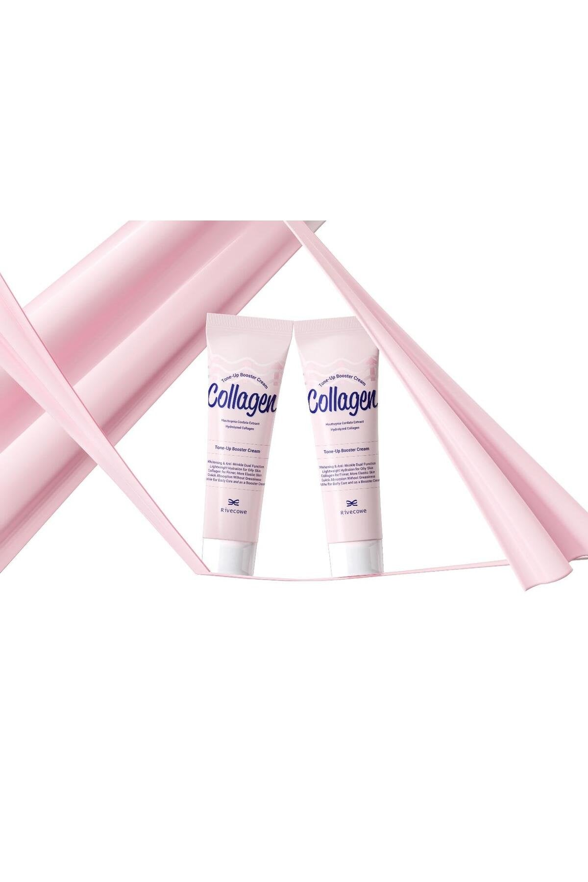 RIVECOWE Bariyer Güçlendirici Kolajen Krem / Collagen Tone‑up Güçlendirici Cream - ürün görseli 6 | Cushion / Fondöten