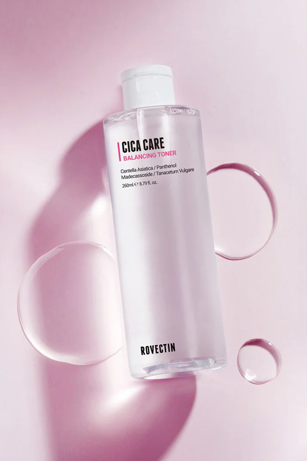 Cica Care Balancing Toner - Madecassoside'li Rozalı Akneli Hassas Ciltlere Özel Tonik 260ml Korendy - 2