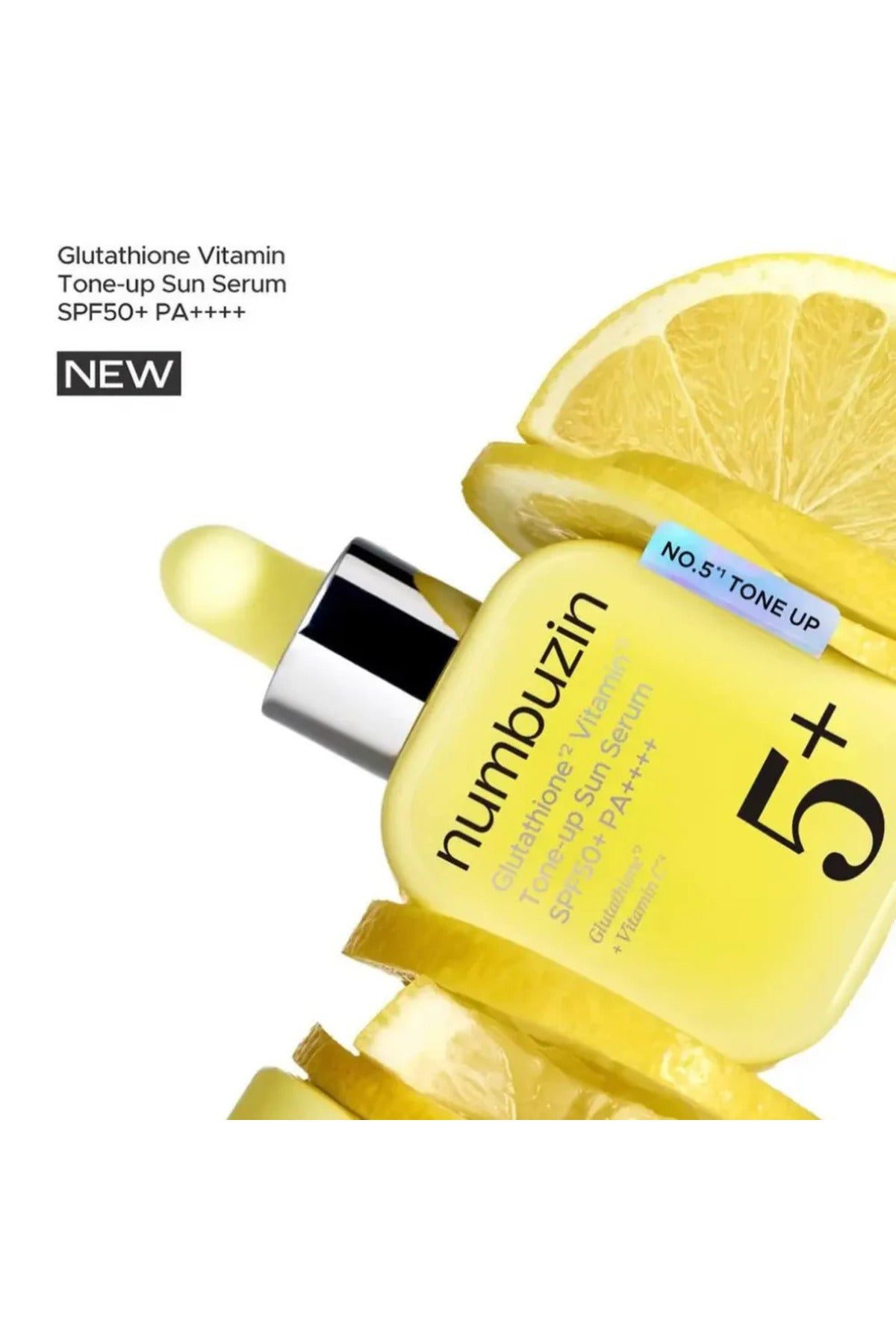 No.5 Glutathione Vitamin Tone-up Sun Serum 30 ml | Aydınlatıcı Tone-Up Güneş Serumu - 4