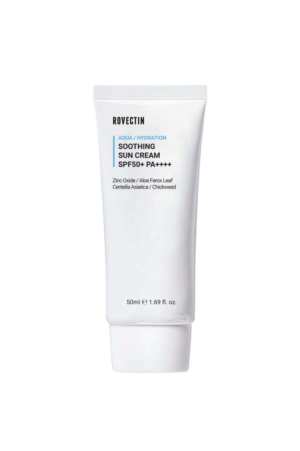 Aqua Soothing Sun Cream SPF50+ PA++++ - %100 Fiziksel Mineral Filtreli Stres Önleyici 50ml (KORENDY) - 1