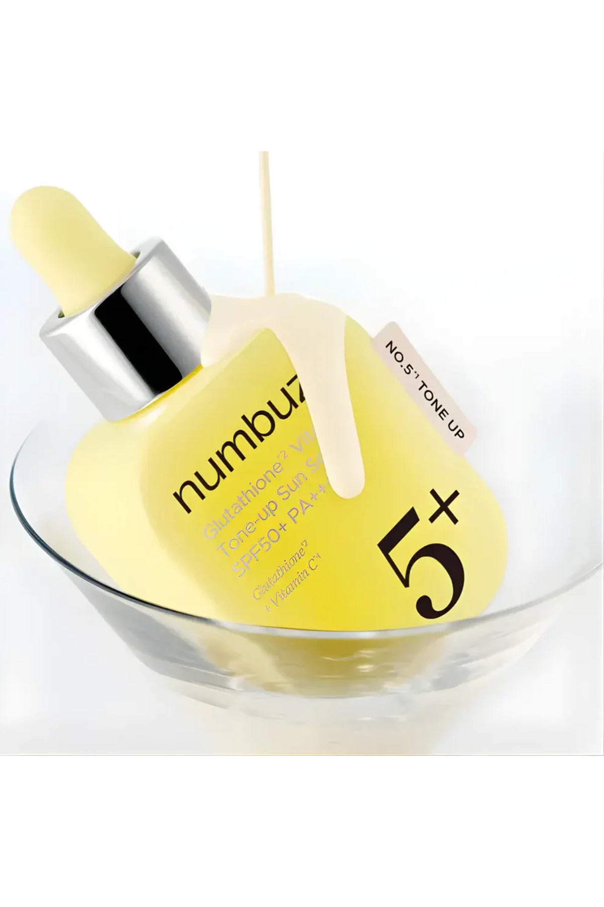 No.5 Glutathione Vitamin Tone-up Sun Serum 30 ml | Aydınlatıcı Tone-Up Güneş Serumu - 3
