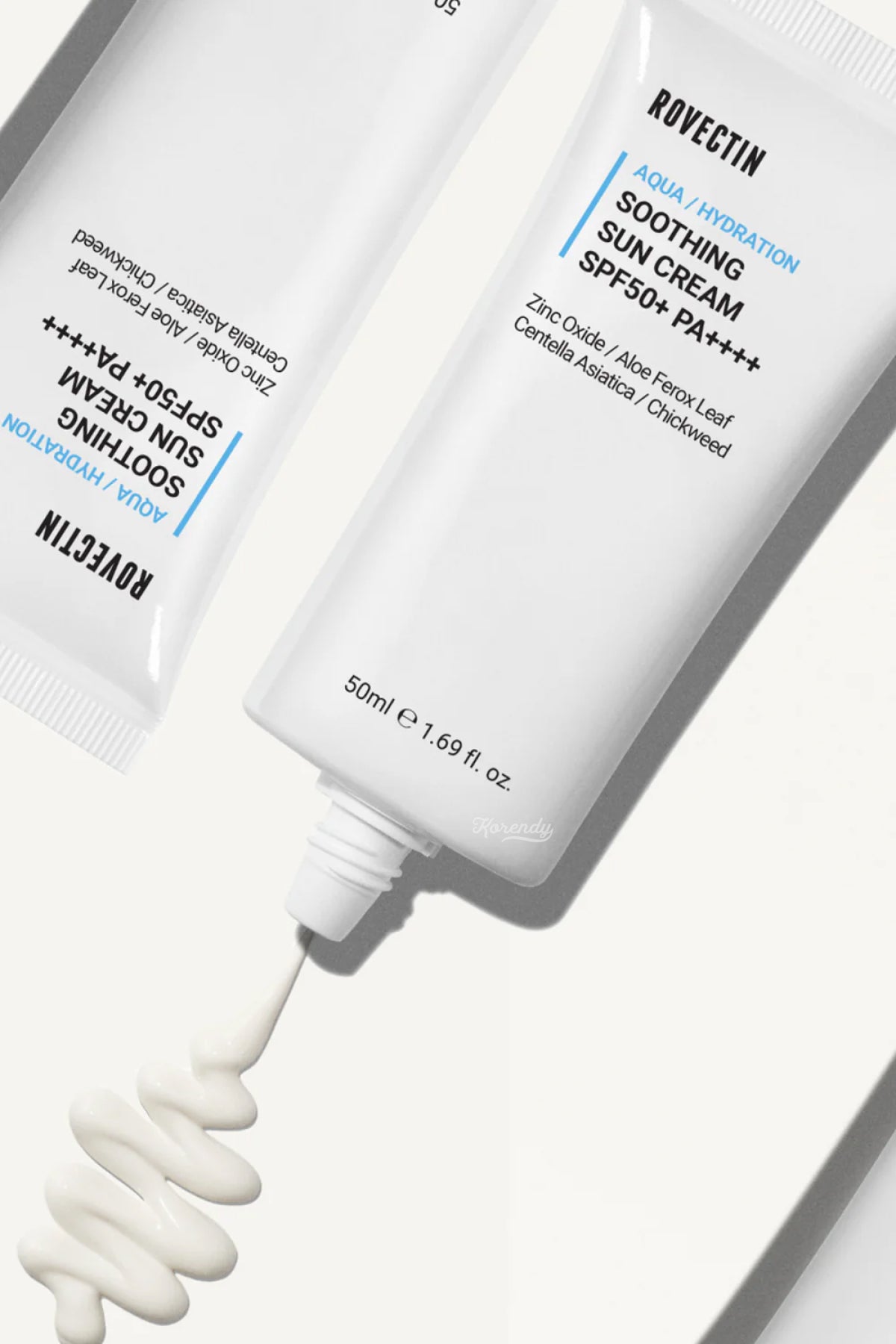Aqua Soothing Sun Cream SPF50+ PA++++ - %100 Fiziksel Mineral Filtreli Stres Önleyici 50ml (KORENDY) - 3