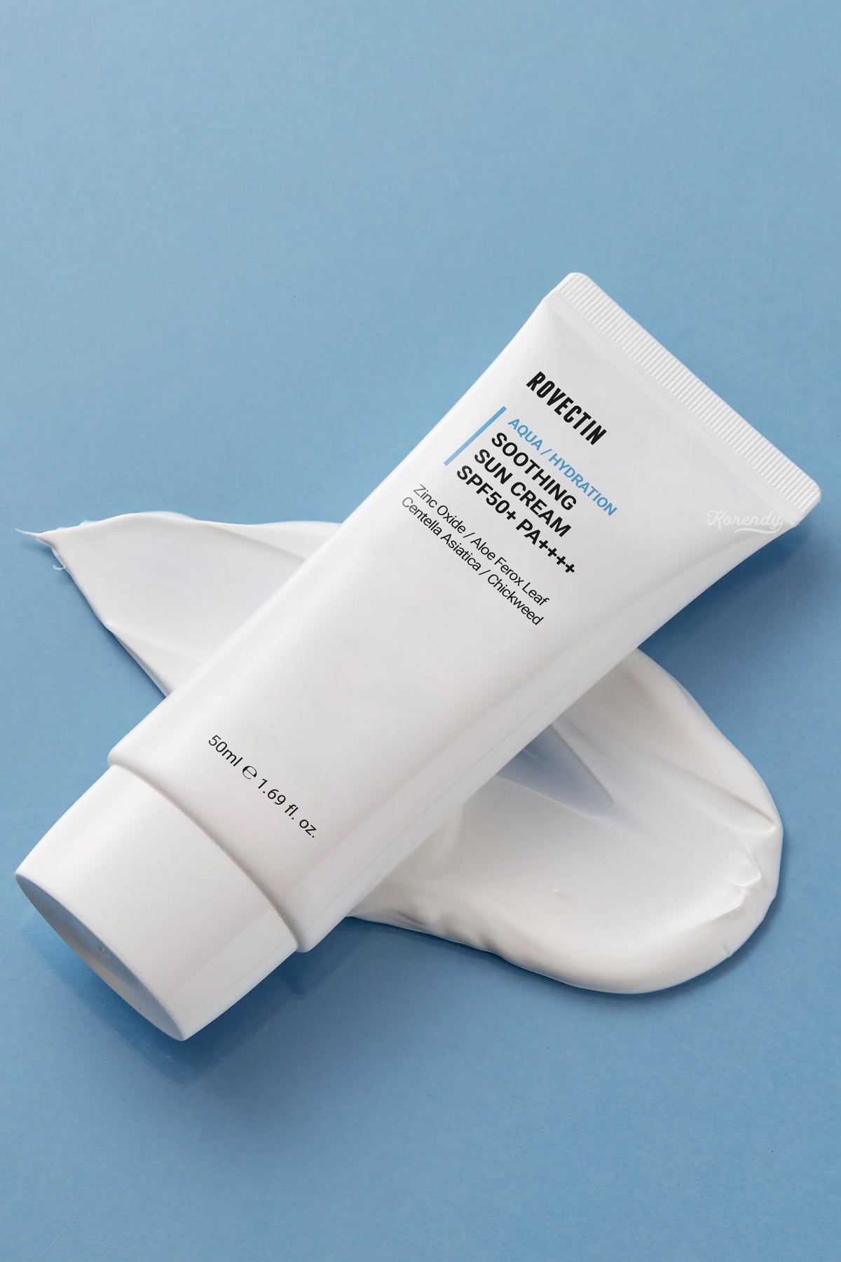 Aqua Soothing Sun Cream SPF50+ PA++++ - %100 Fiziksel Mineral Filtreli Stres Önleyici 50ml (KORENDY) - 2