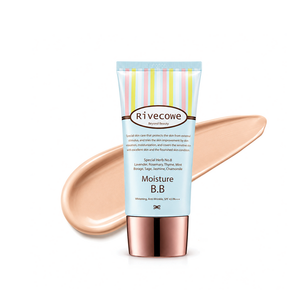 RIVECOWE Bb Krem-nemlendirici Etkili, SPF 43 Pa Güneş Korumalı Büyük Boy (40 ml.) | Cushion / Fondöten