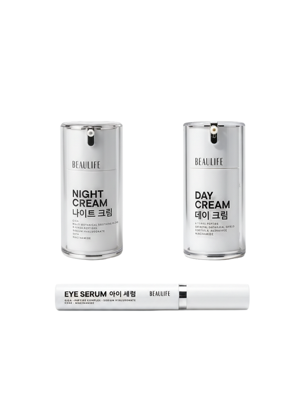 Beaulife cilt bakım seti Day Cream Night Cream Eye Serum